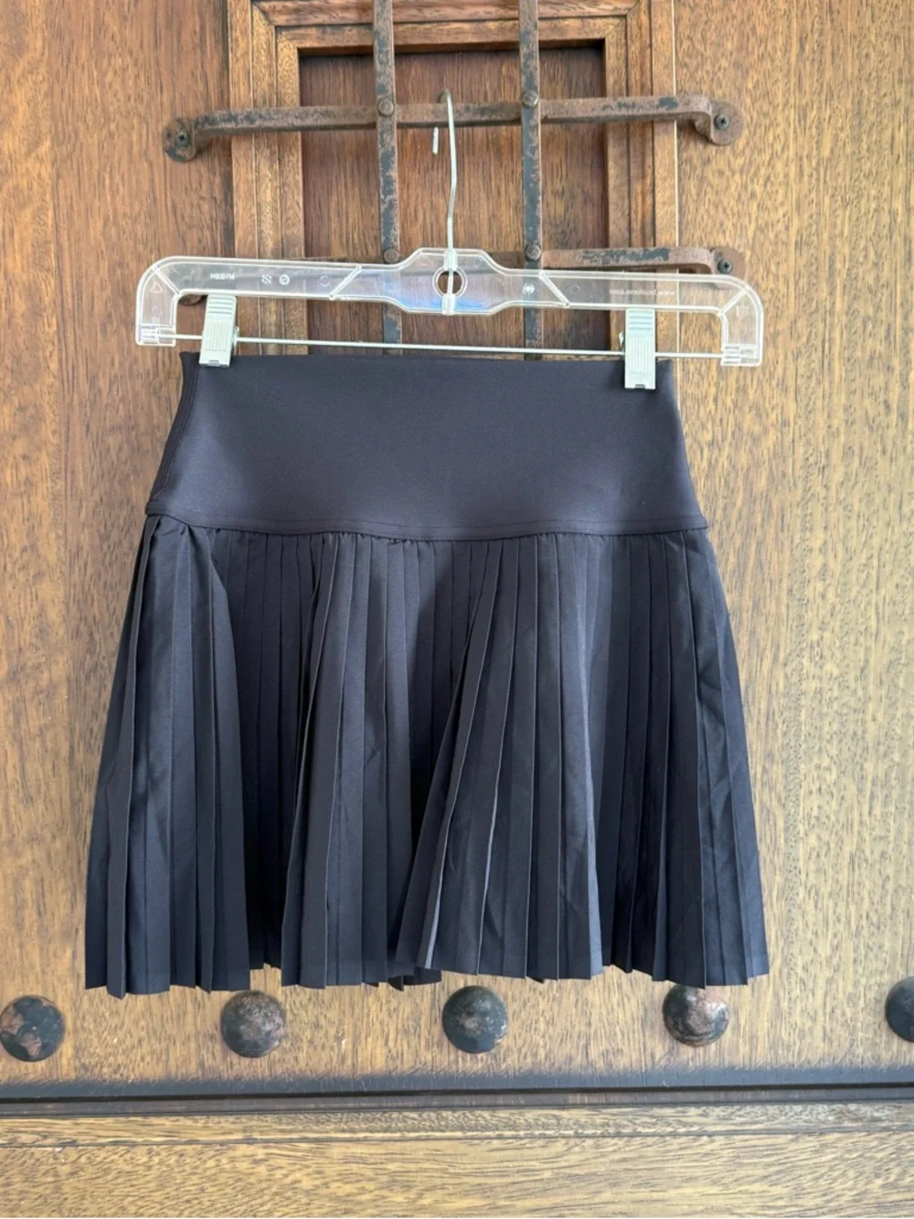 ALO Yoga Black Pleated Mini Skirt Dize XS